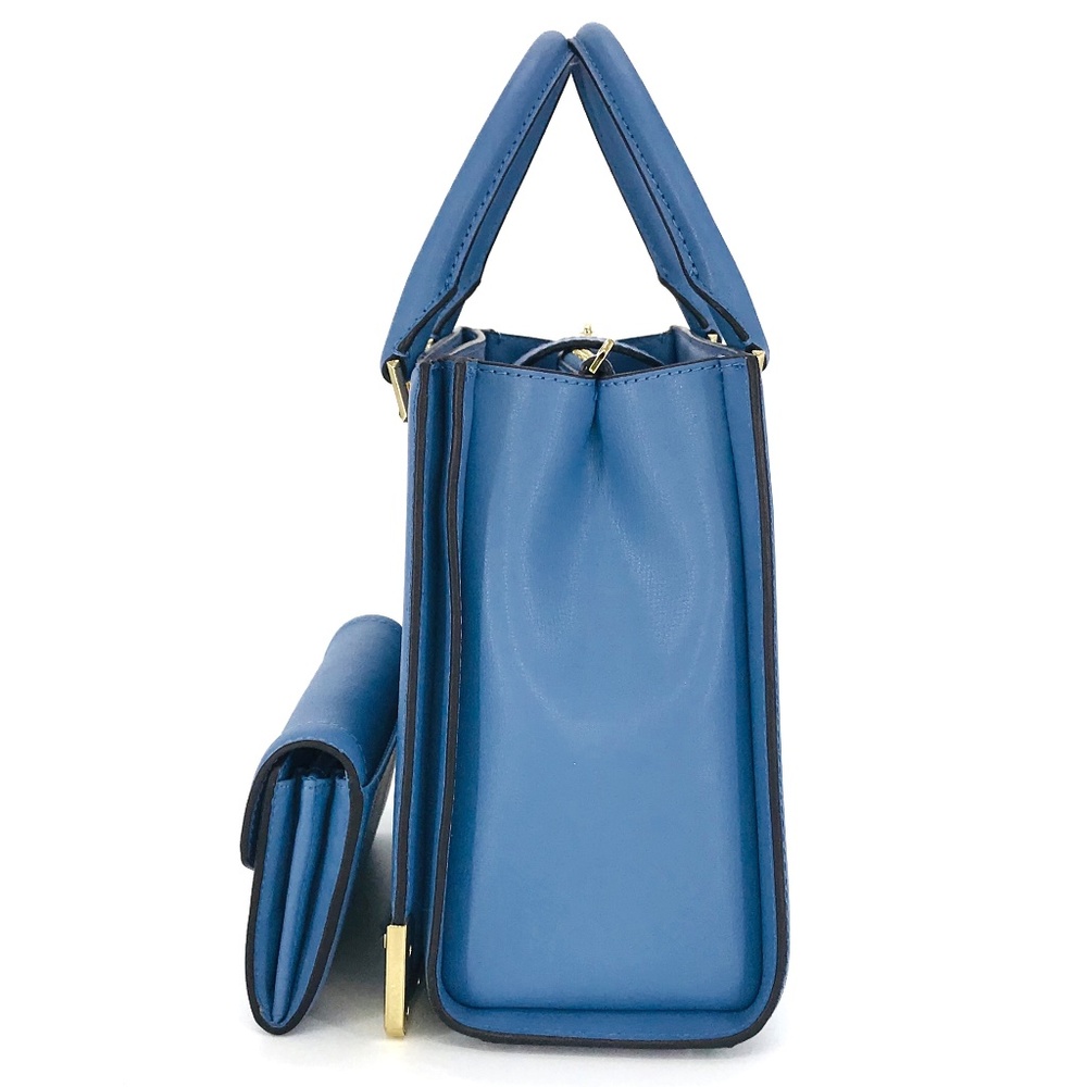 Michael Kors Kinsley Accordion Satchel Wallet Set - Picture 3 of 8